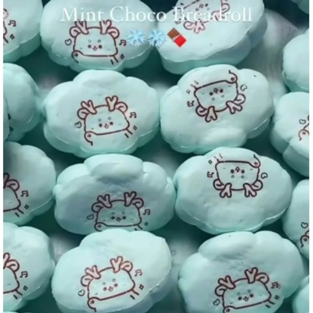 Squishy Bread Roll SET OF 3 Scented Slow Rising Rice Deer Squishies Bun Soft NEW - Picture 8 of 8